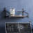 Dahl Elm Floating Shelf with Reclaimed Wood-2095217903