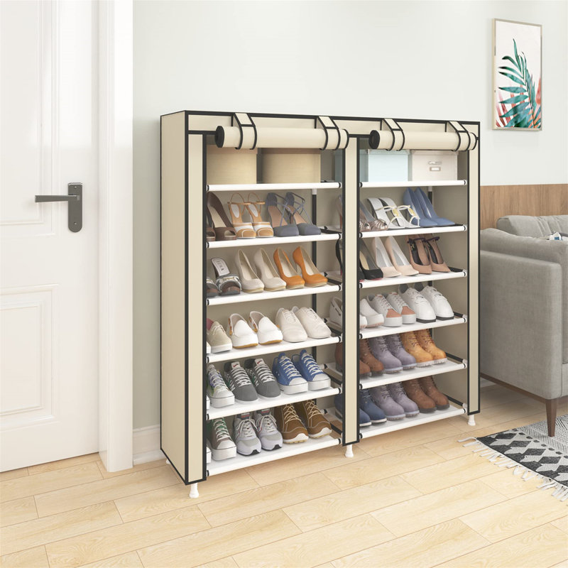 36 Pair Stackable Shoe Rack