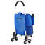 Stair Climbing Cart Foldable Shopping Cart 36L with 6 Wheels Storage Bag