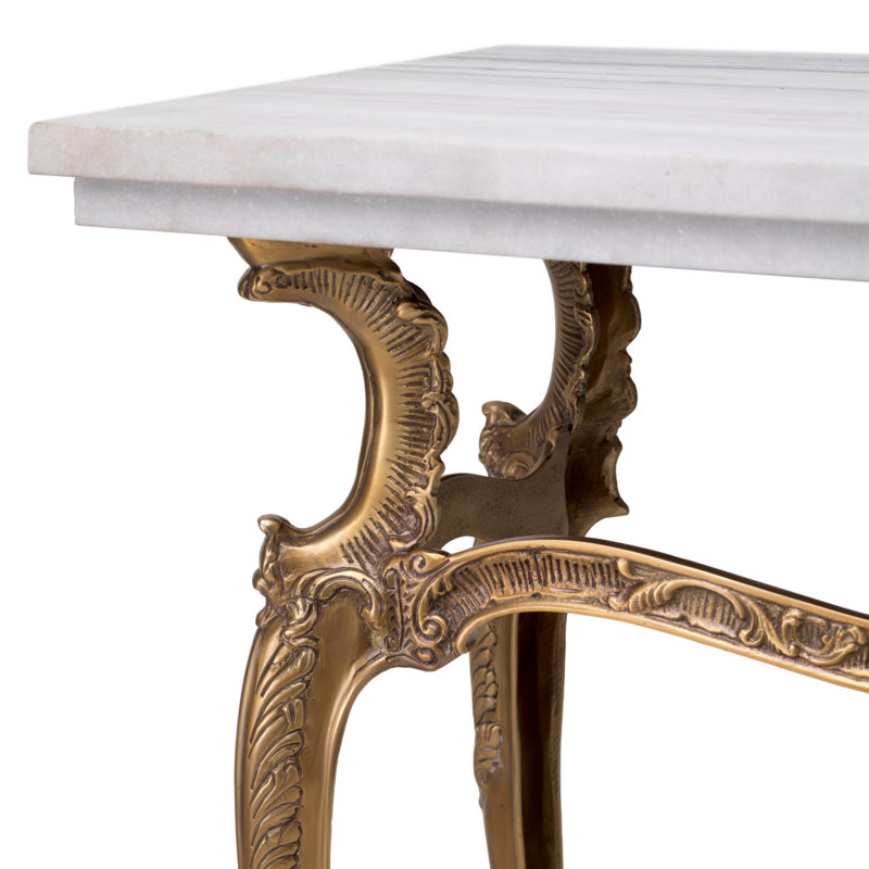 34.45'' W Marble Console Table