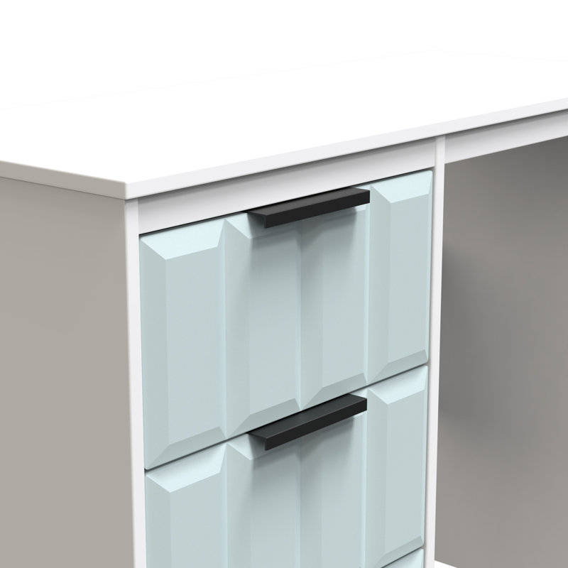 Besian Dressing Table, Duck/White