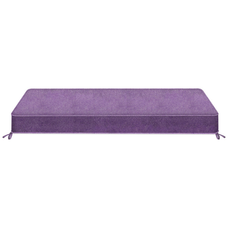 4'' H Customizable Bench Cushion For Indoor/Outdoor Furniture/Chair/Window Seat, Premium 75D High-Resilience Foam