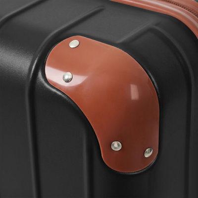 Premium ABS Travel Luggage Set , 3-Piece TSA Lock Suitcase Ensemble with 20, 24, and 28 Inch Sizes with 360° Spinner Wheels
