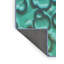 Tapis bleu turquoise/jaune à motifs-1144858599