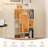 Rosiland Geometric Bookcase
