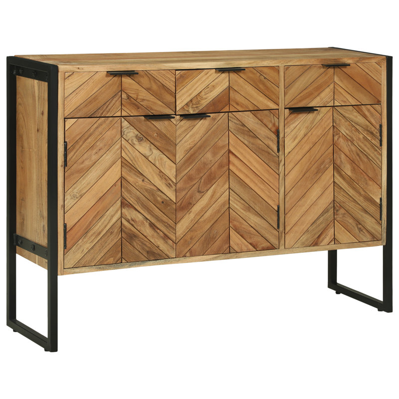 100cm Solid Wood Sideboard