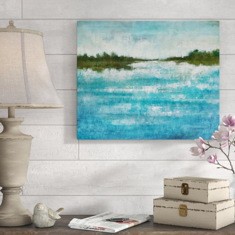 «Cynosure Blues» par Joshua Schicker, impression sur toile tendue, Extérieur, H 25 po x l 30 po x P 1,5 po