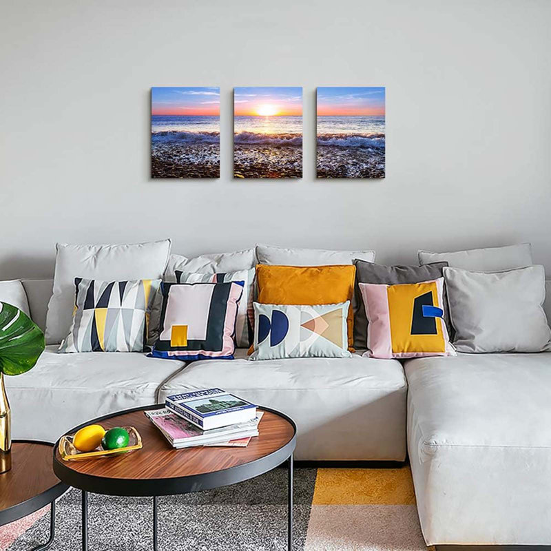 3 Piece Wrapped Canvas Wall Art