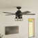 52" Lochemeade 5-Blade Standard Ceiling Fan with Remote Control and LED Light Kit Included