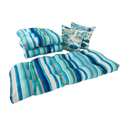 Coussin de siège d'extérieur 5 pièces