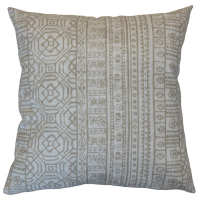 Coussin décoratif intérieur/extérieur ikat Ylenio