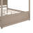 Wood Canopy Bed With Trundle Bed-430650334