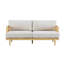 72" Square Arm 3-Seater  Upholstered Sofa-524341353