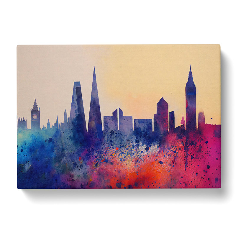 London Skyline Vol.6 - Wrapped Canvas, 35cm H x 50cm W x 3cm D