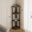 4-Tier 43.5" Corner Bookshelf, Open Shelves for Display and Storage-393970487