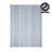 Herringbone Geo Chevron Outdoor Camping Rug - Waterproof, Fade Resistant, Reversible - Recycled Plastic - Camping RV Patio Glamping Deck Pool - Fresno Light Blue-602114090