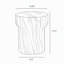 Tabouret de jardin imitation terrazzo, table d'appoint moderne pour intérieur et extérieur, table basse de style tambour en ciment pour terrasse, jardin, salon
