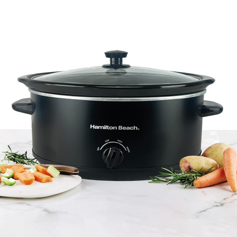 Hamilton Beach 6.5L Slow Cooker, Black