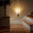 Hexagon Crystal Shade Dimmable Warm White Night Light