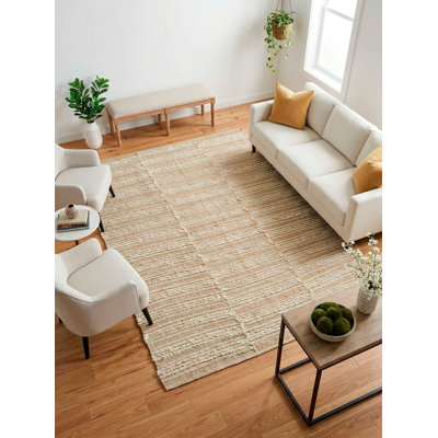 Tapis rectangulaire avoine Aquila