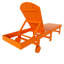 Méridienne inclinable en polyuréthane longue de 77,6 po Laguna-87407024
