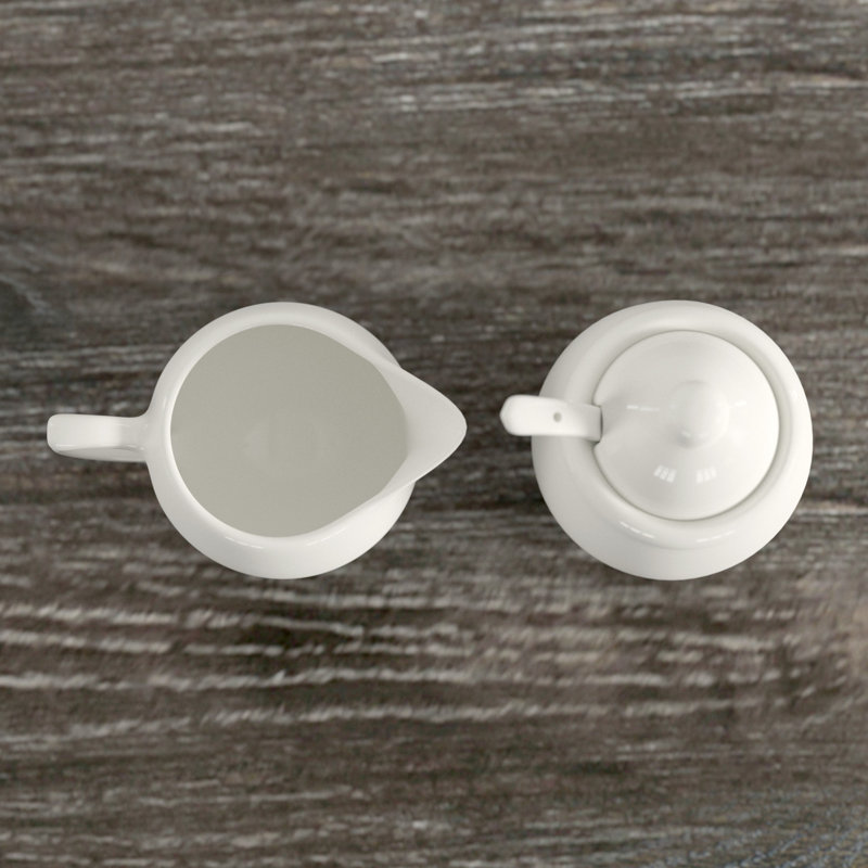 Womack Sugar And Creamer Set with Lid