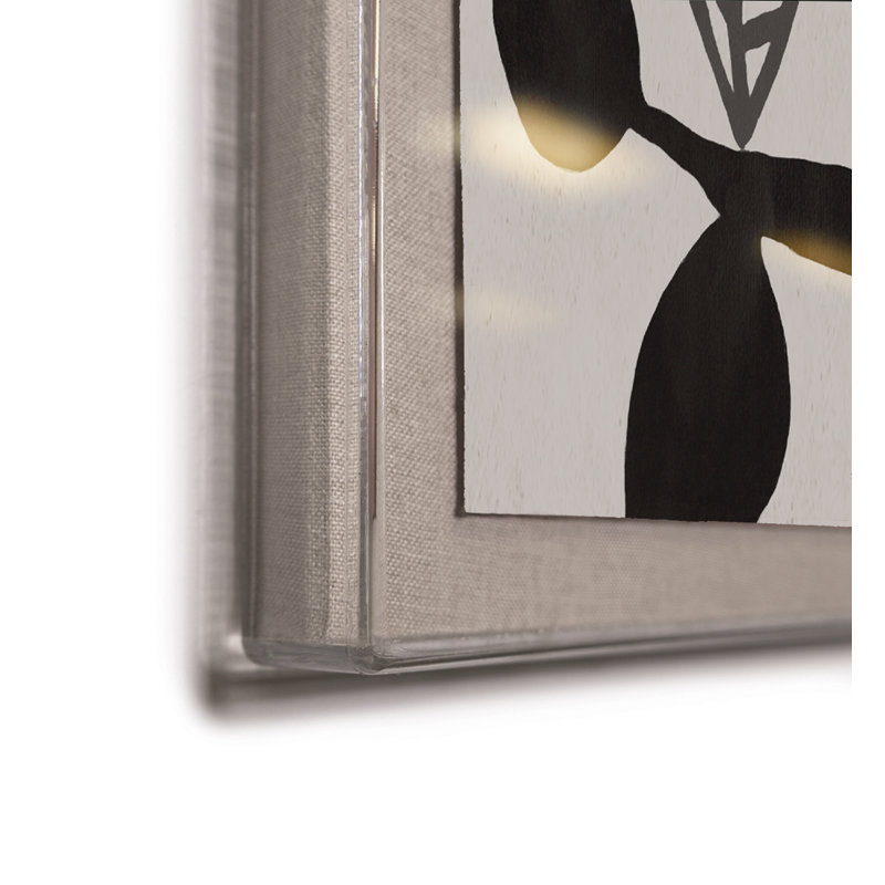 Black Tree Print by Paule Marrot, Acrylic Box, 44" H x 56" W x 1.25" D