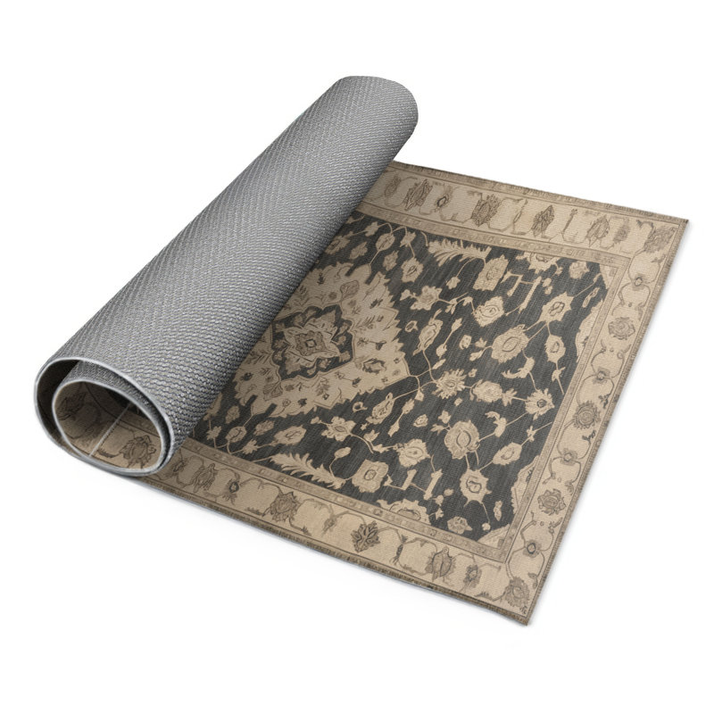 Tapis d'intérieur et d'extérieur surteint beige, Rectangulaire 3 pi x 5 pi