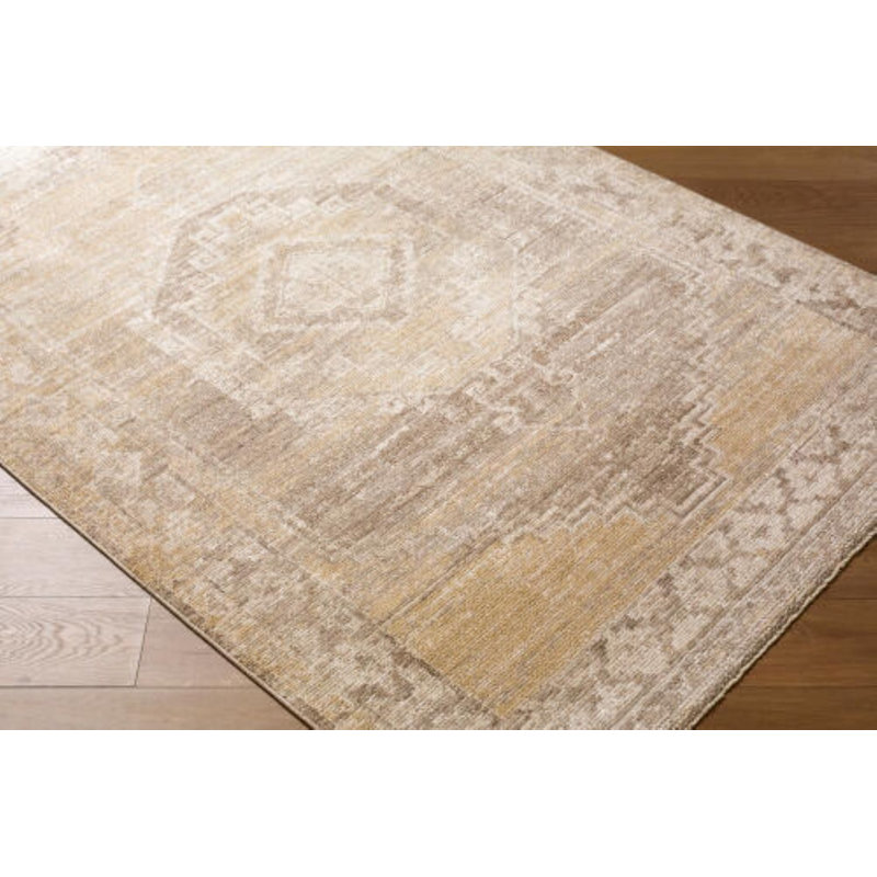 Fifth Avenue Machine Woven Area Rug, Rectangle 8'10" x 12'2", Light Gray/Taupe/White/Tan/Dark