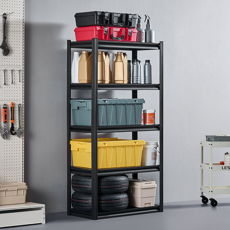 Tablettes de rangement à 5 niveaux, H 63 po x l 32 po x P 16 po