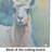 Llama Glass Cutting Board Large