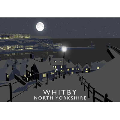 Whitby Night by Richard O'Neil - Print