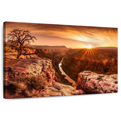 Alvord Grand Canyon At Sundown