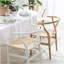 Fauteuil teint en blanc