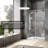 48'' - 52'' W x 78'' H Single Sliding Frameless Shower Door with Clear Glass-66707856