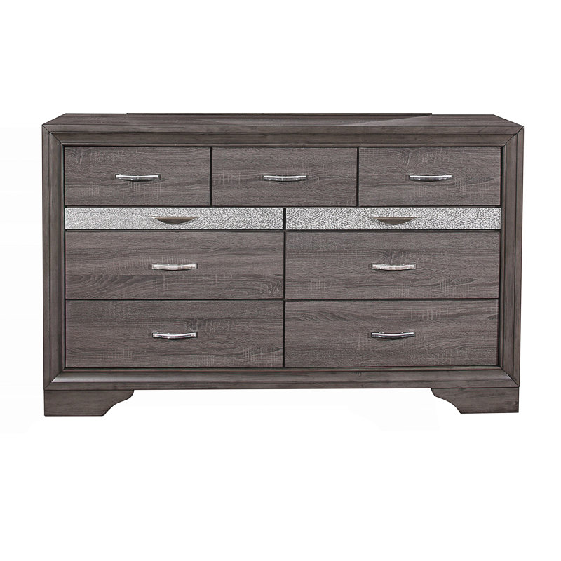 Commode de chambre à coucher avec 9 tiroirs spacieux