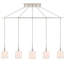 Luminaire suspendu linéaire pour îlot de cuisine 5 lumières Thiede-1746191566-1746959264