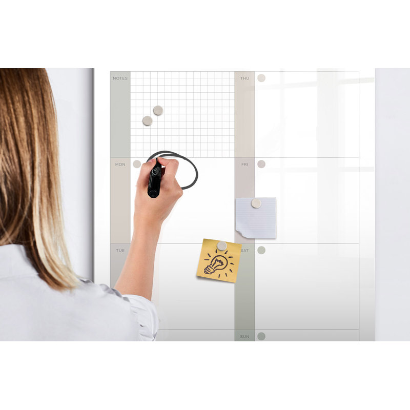 Magnetic Glass Photo Memo Board