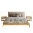 Solterra Modern Wooden Platform Bed With Two Nightstands-118620053-118620049