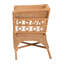 Fauteuil bohémien en rotin miel clair