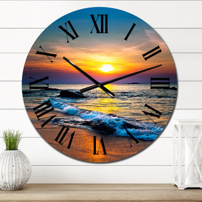 Horloge murale nautique et côtière