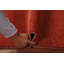 Tapis orange pour vestibule moderne Gabbeh 3 x 5