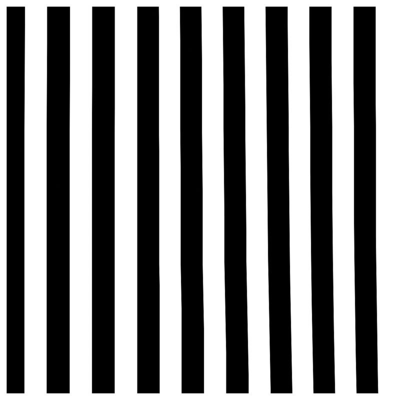 Black White Stripes Wall Tapestry - Stripes Wall Decor, H 50 po x l 60 po avec 4 œillets