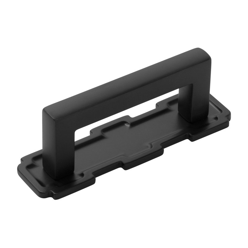 Coventry Collection Pull Backplate, Matte Black