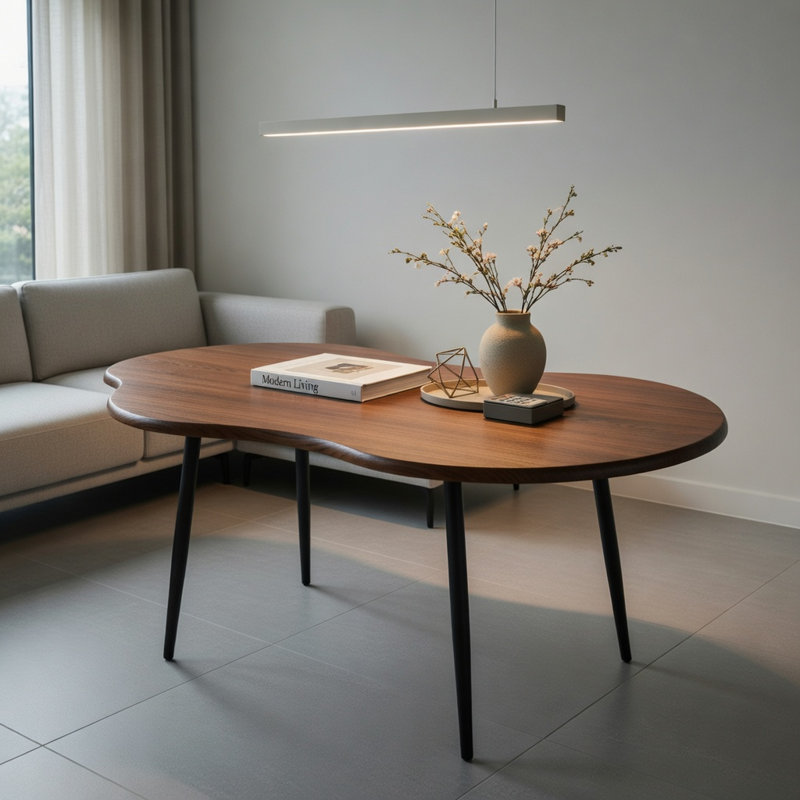 Table basse Hommoo Cloud, Noyer