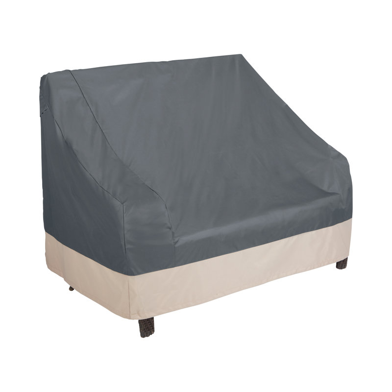 Housse pour causeuse de patio Modern Leisure, L 66 po x l 40 po x H 39 po, gris, H 39 po x l 40 po x P 66 po