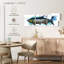 Ensemble de 3 poissons sur toile Tarpon-2045012160
