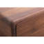 Table de chevet en bois Frank - Noyer, finition laquée mat
