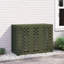 Olive Green Metal 110 X 50 X 80 Cm Air Conditioning Unit Cover