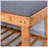 Wood Storage Bench